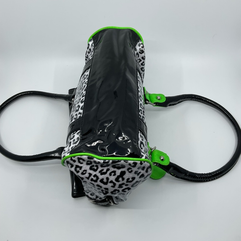 Claire’s | Vintage Y2K Neon Leopard Bag | McBling Mall Goth | Tote - Picture 3 of 9
